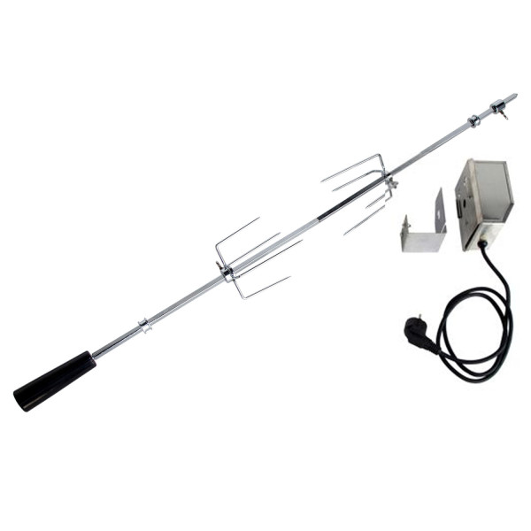 ALLGRILL Grillspiess mit Motor 230V - 110cm - f�r Gasgrill CHEF XL- -
