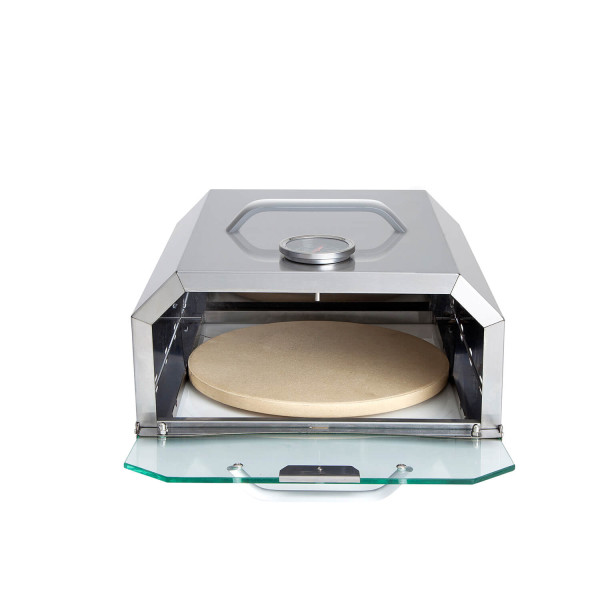 ALLGRILL Pizzaboxx eckig - Pizzahaube f�r Seitenbrenner