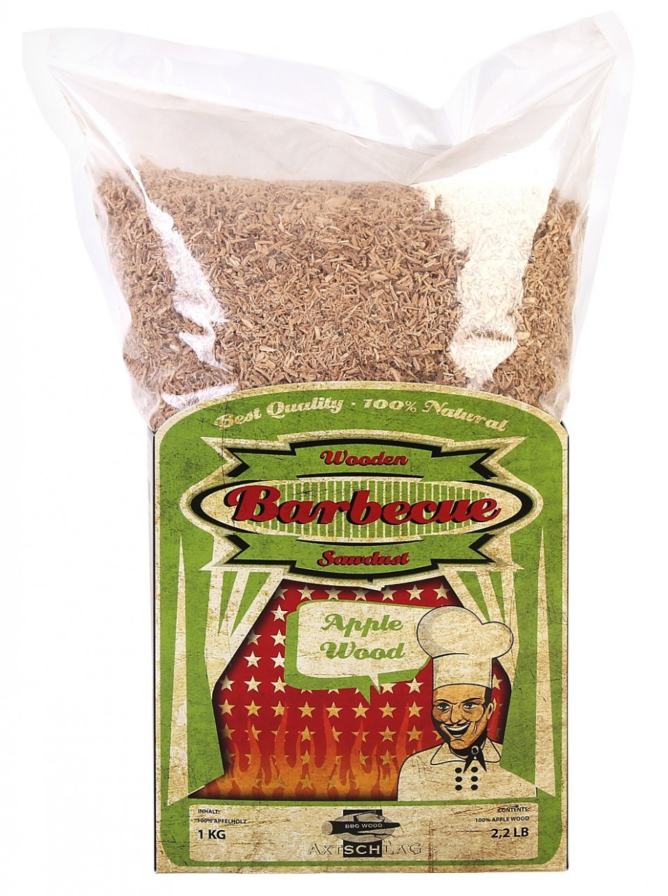 Axtschlag Saw Dust R�uchermehl Apple-Apfel 1 Kg