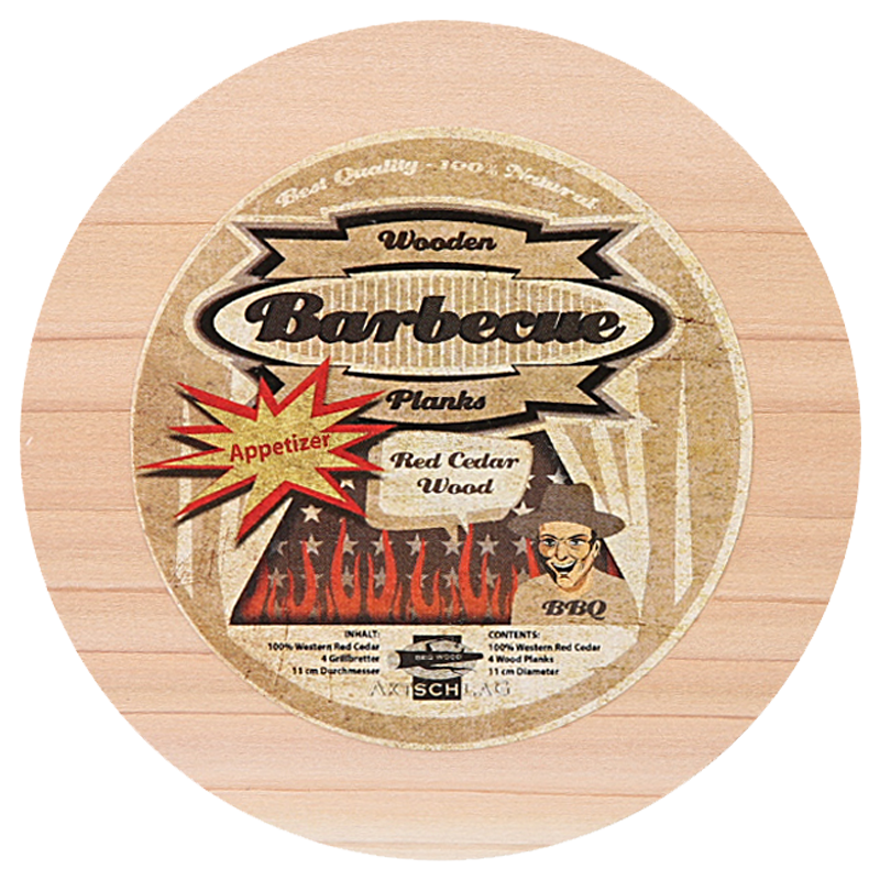 Axtschlag Wood Planks Western Red Cedar Appetizer - 11 x 1-1cm