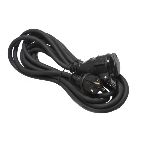 B-Ware Verl�ngerungskabel 5m outdoor Gummi IP44 mit Schutzdeckel 3x-