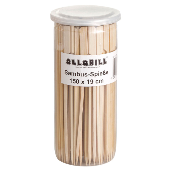 Bambus-Spiesse 19 cm lang- Inhalt 150 St�ck - Ideal f�r Burger