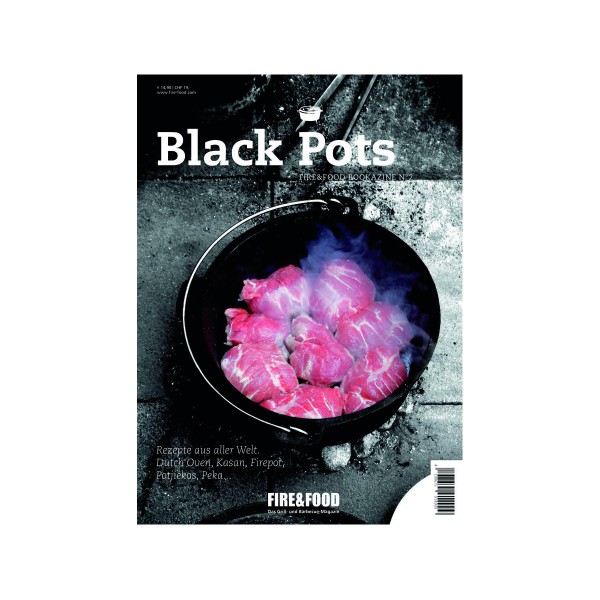 Black Pots - FireundFood Bookazine - Grillen auf der Plancha - 118 Se-