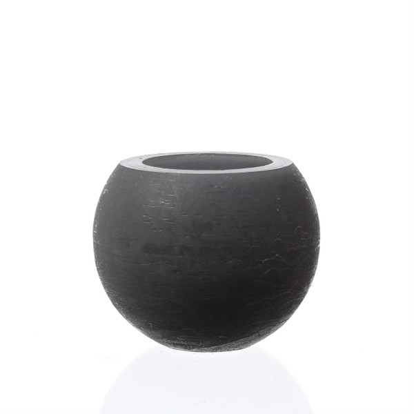 Duftkerze CITRONELLA - Outdoor Kerze - H: 12-5cm - D: 15cm - grau