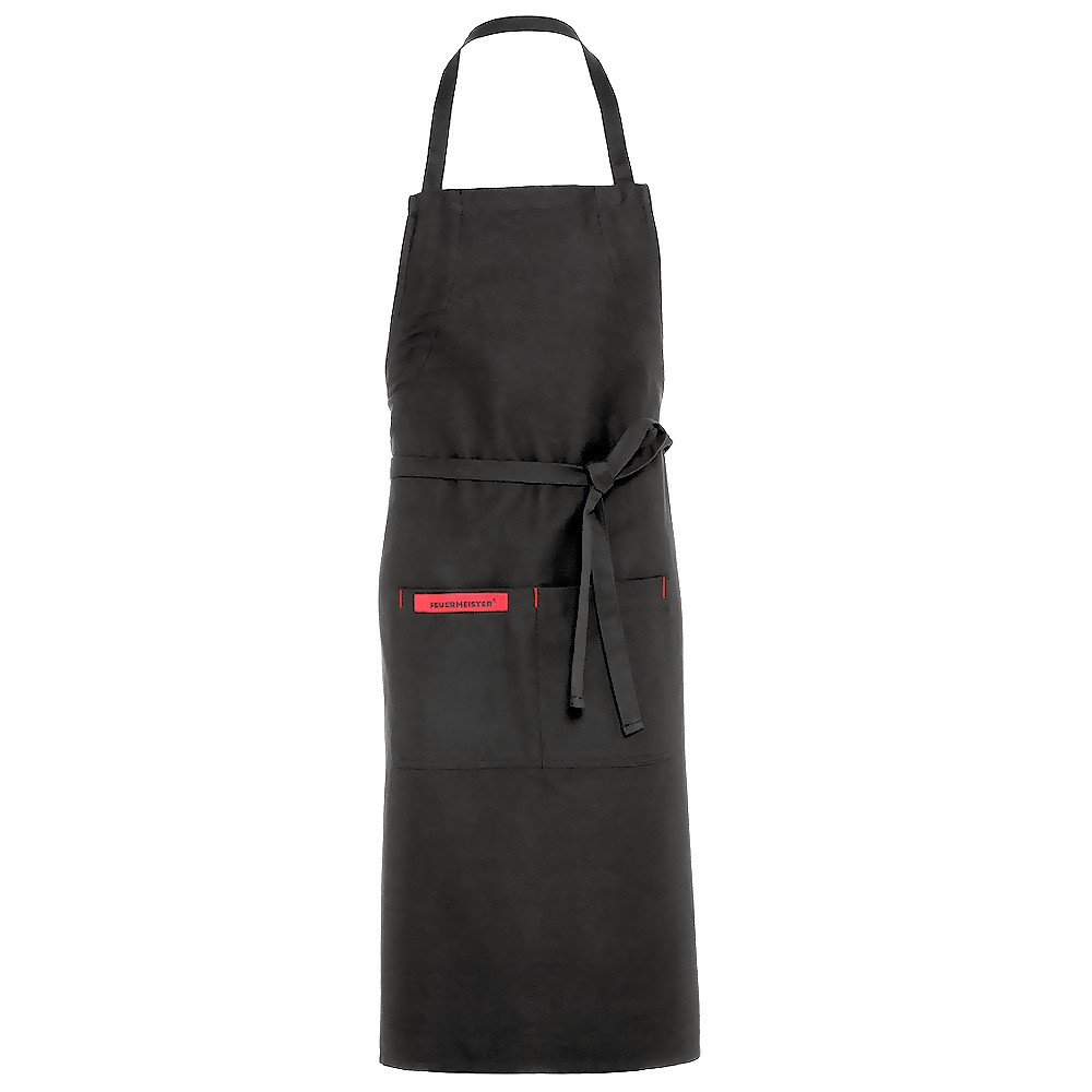 FEUERMEISTER BBQ Textil-Sch�rze schwarz mit 2 Taschen