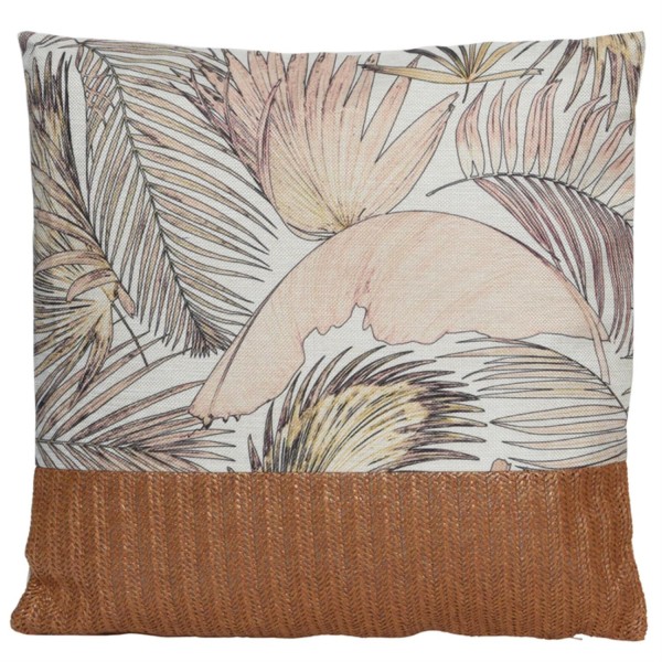 Garten Kissen - Farne - Polyester - wasserabweisend - L: 44cm - Auss-