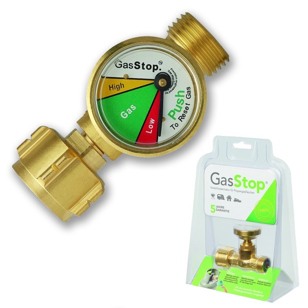 GasStop - Notabschaltung - mit Füllstandswarnung - 100- Abschaltung-
