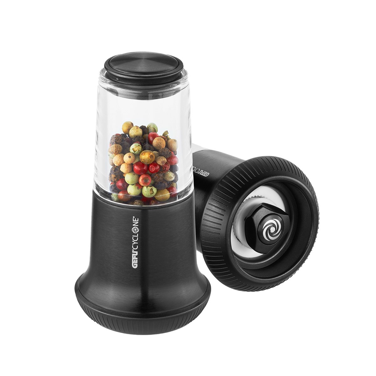 GEFU Salz- - Pfefferm�hle X-PLOSION S 10-7cm - CYCLONE Mahlwerk - Profi M�hle mit Aromatresor