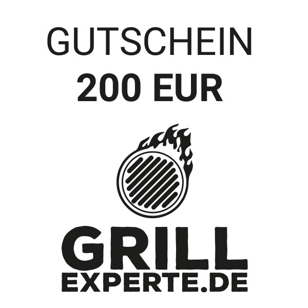 GRILL-EXPERTE-de GUTSCHEIN 200 EUR Warenwert