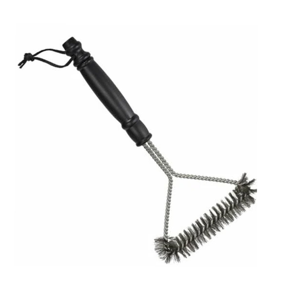 Grillb�rste mit Edelstahlbosten - 30cm lang - 16cm Breite - stabiler Griff