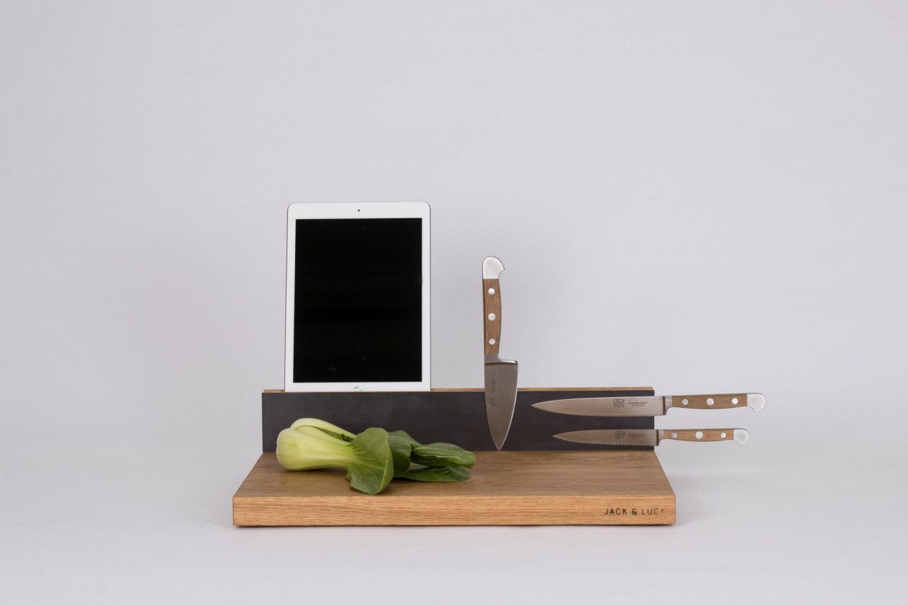 Jack und Lucy - Workstation BASIC Medium - Eichenholz - MADE-IN-GERMANY - 45x33x10-5cm