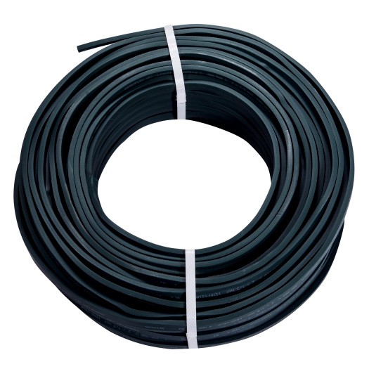 Kabelring ILLU-KABEL flach- schwarz - 50m - H05RNH2-F2x1-5 Flachkab-