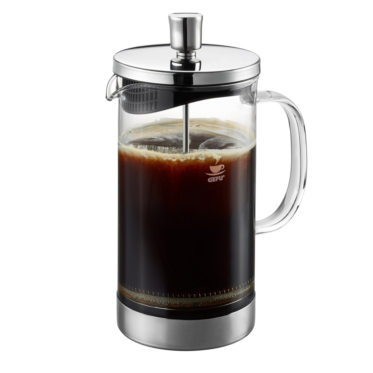 Kaffeebereiter DIEGO - French Press System - 1000ml - Glas-Edelstahl