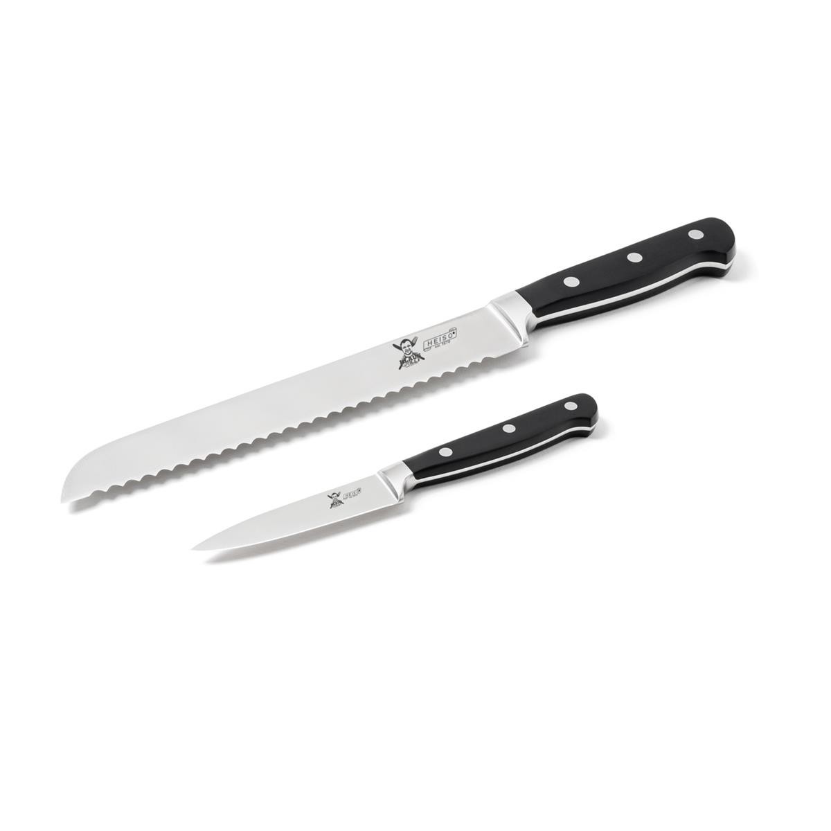 Klaus Grillt Messerset VEGGIE - Brotmesser 20cm und Gem�semesser 9cm