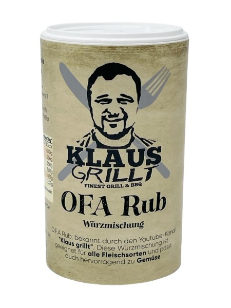 Klaus Grillt OFA Rub 120 g Streuer  O-F-A - One for all