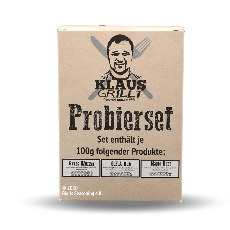 Klaus Grillt Probier Set - 3 x 100g - OFA- Magic Dust- Gyros