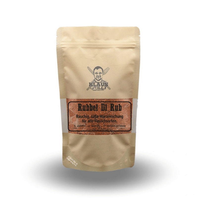 Klaus Grillt Rubbel Di Rub 250g Beutel