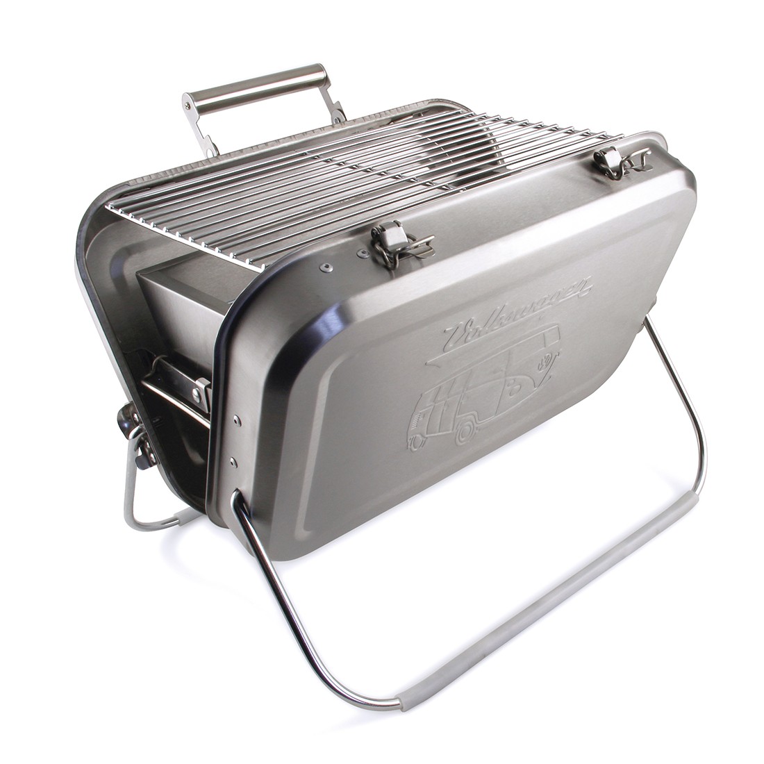 Koffergrill VW Collection - Kultgrill von Volkswagen - Edelstahl - Rostgr�sse 32-5 x 23cm