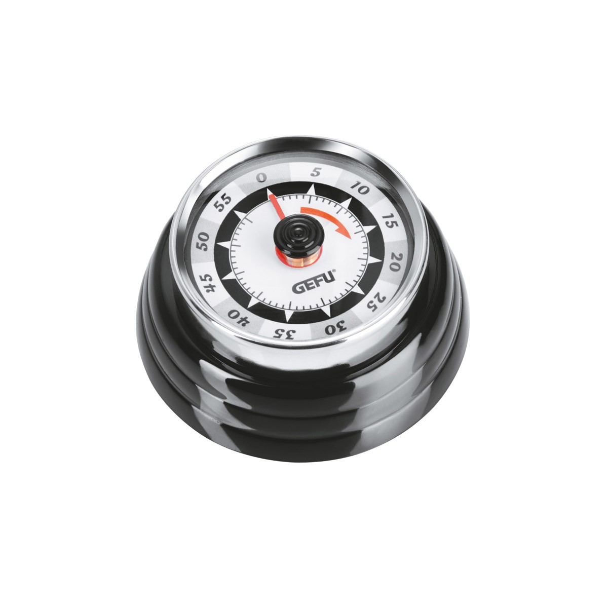 K�chentimer Kurzzeitmesser RETRO schwarz - mechanisch - magnetisch