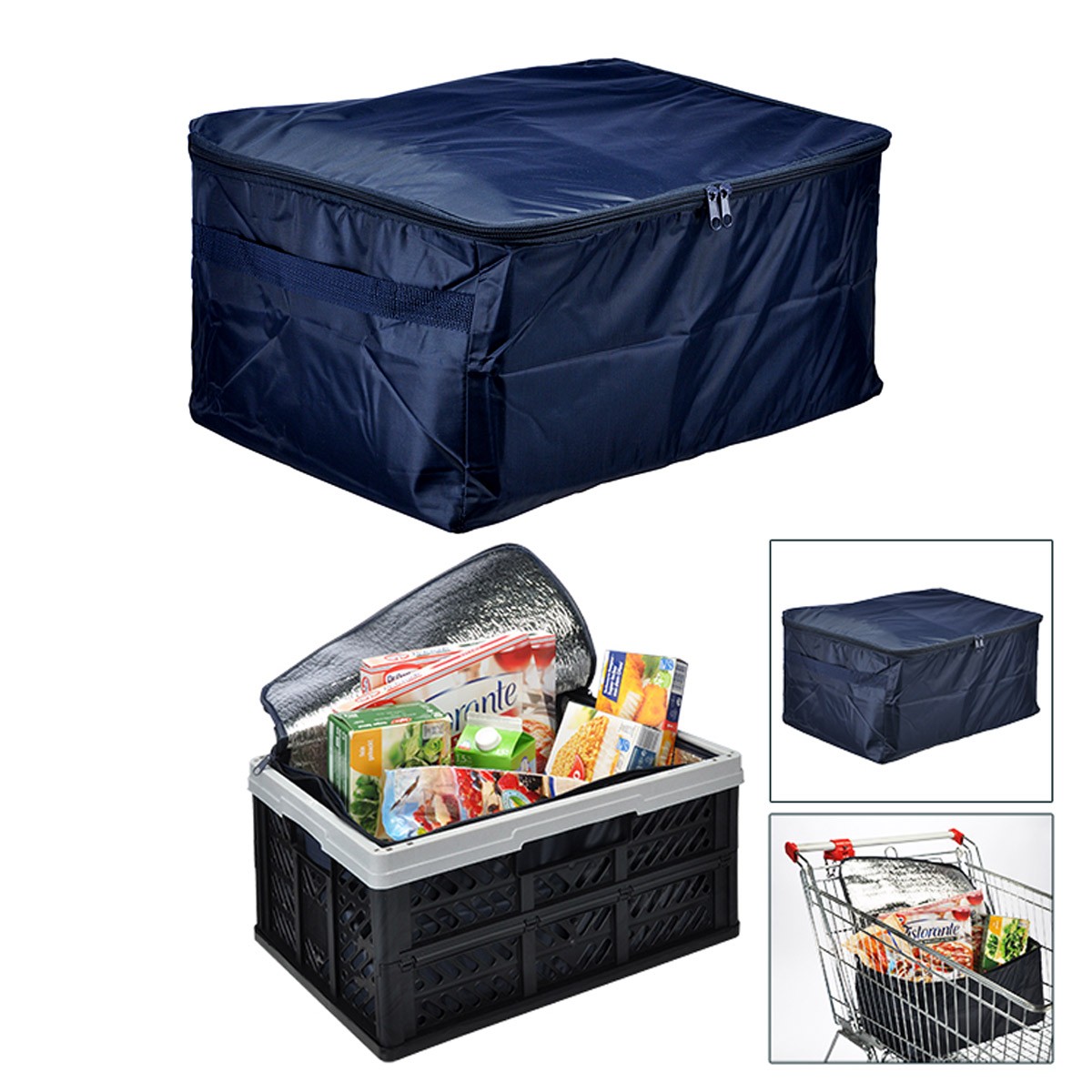 K�hltasche f�r Klappboxen - 45x40x28cm - Isotasche - Ideal f�r Eink�ufe und Transport