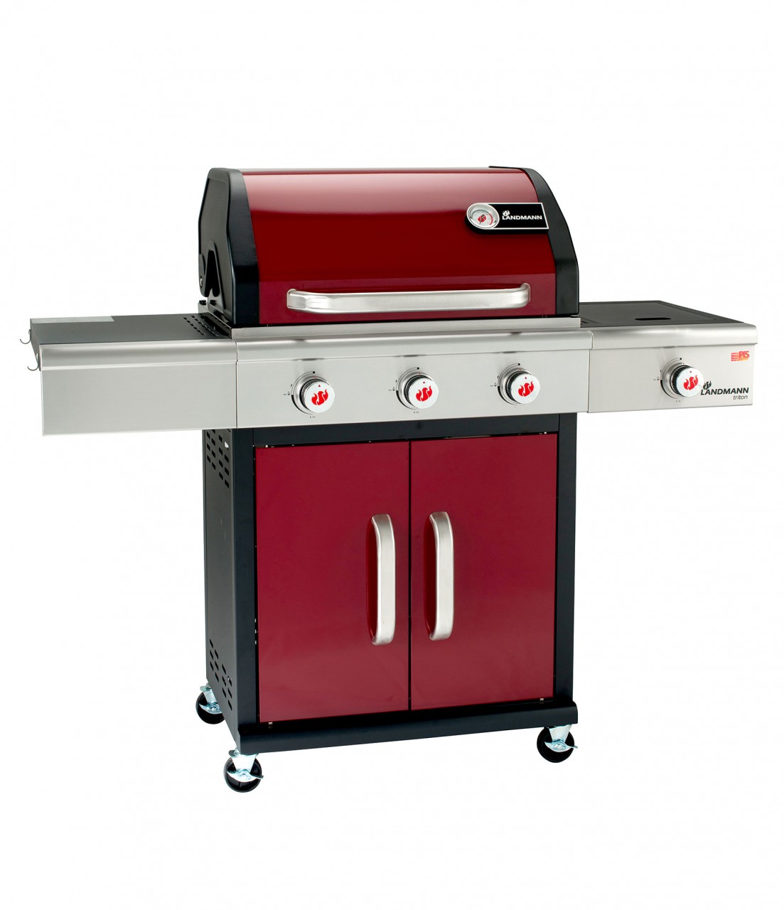 LANDMANN Triton PTS 3-1 Gasgrill Bordeaux