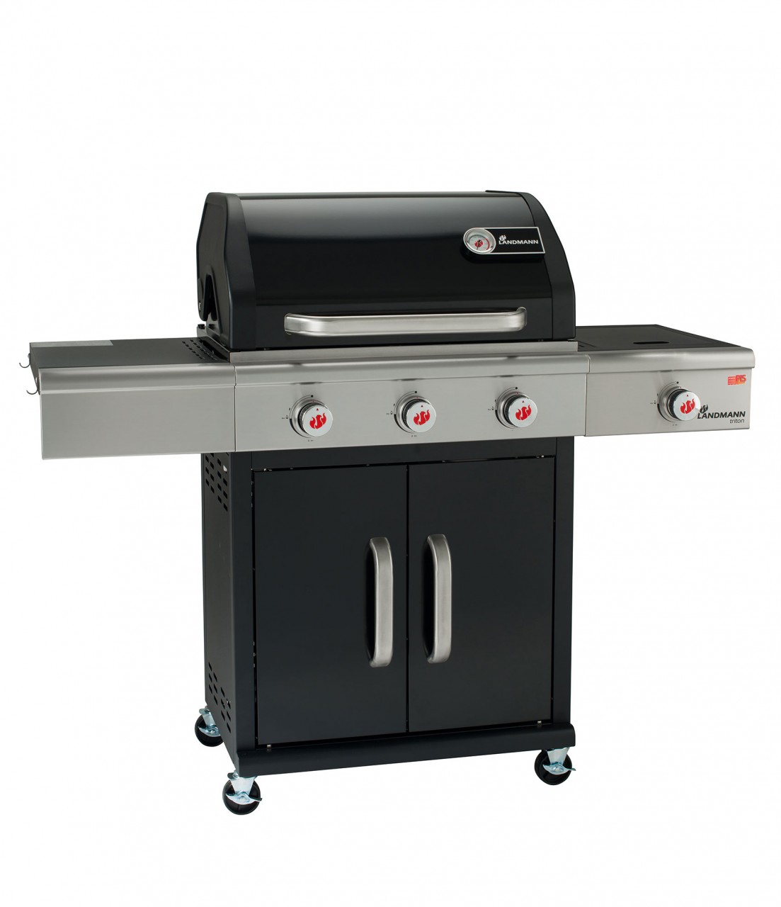 LANDMANN Triton PTS 3-1 Gasgrill Schwarz