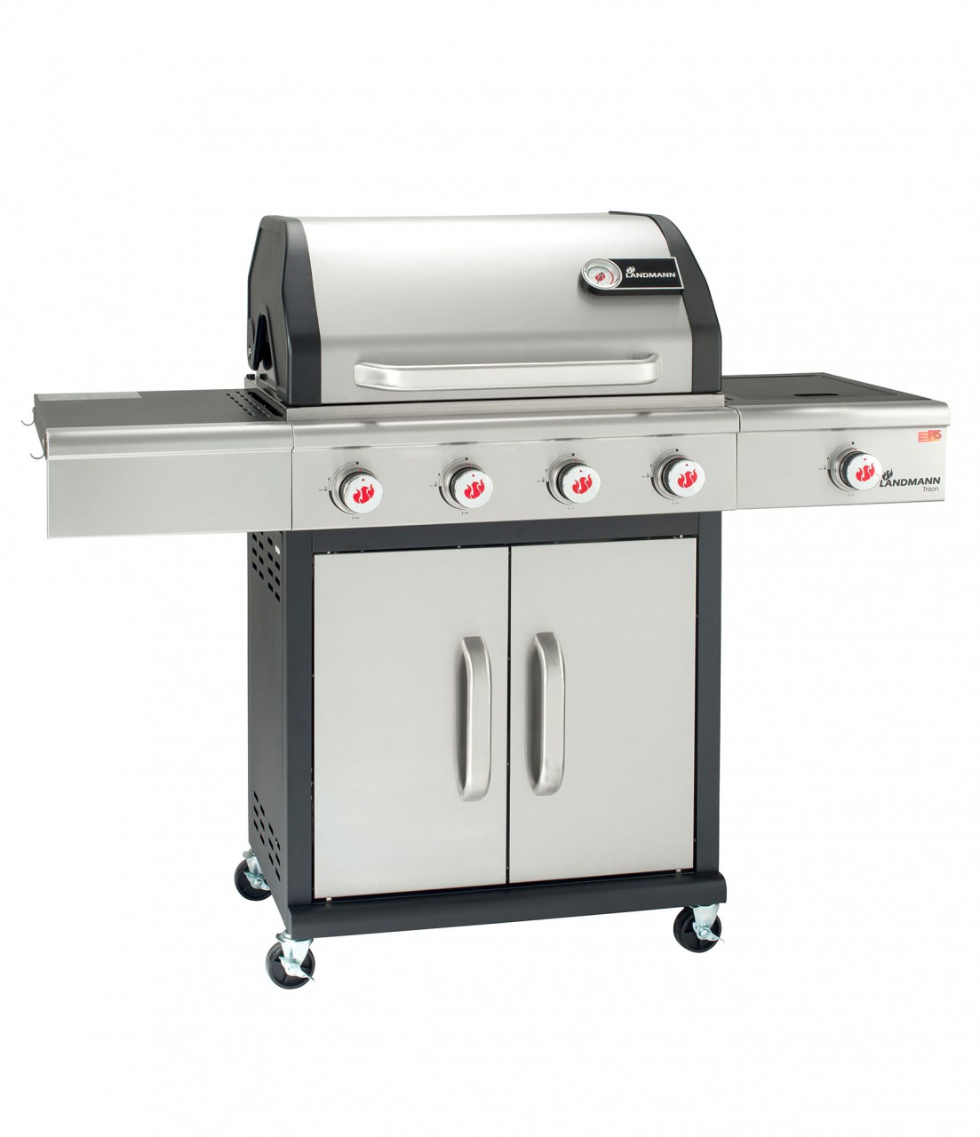 LANDMANN Triton PTS 4-1 Gasgrill Edelstahl