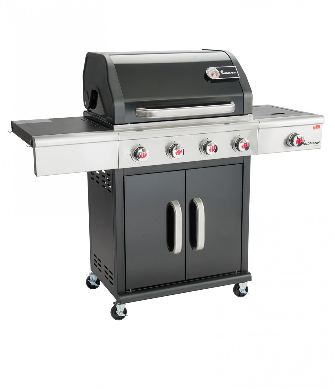 LANDMANN Triton PTS 4-1 Gasgrill Schwarz