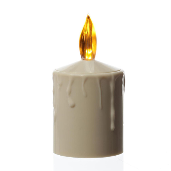 LED Kerze - Grabkerze - Grablicht - H: 11-5cm-D: 6cm - Sensor - f�r-