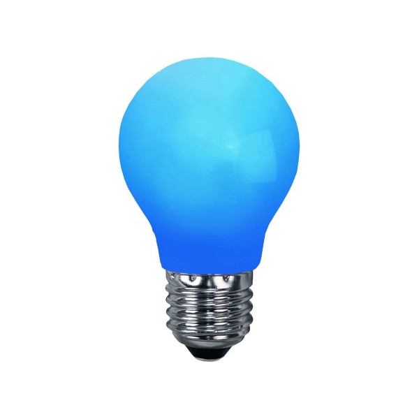LED Leuchtmittel DEKOPARTY blau - A55 - E27 - 1W - 6lm - schlagfest-