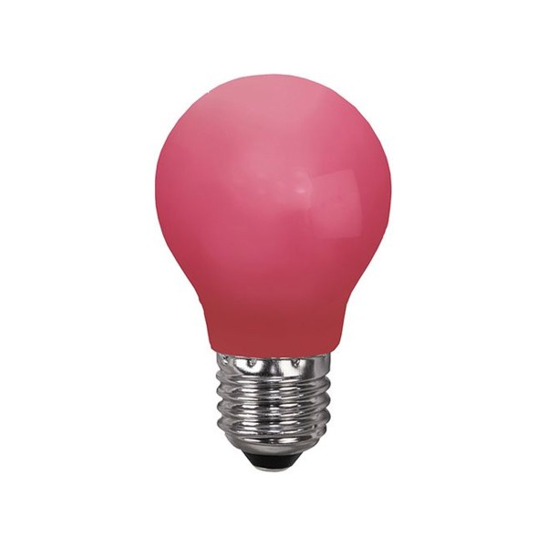 LED Leuchtmittel DEKOPARTY rot - E27 - 0-9W LED - schlagfestes Poly-