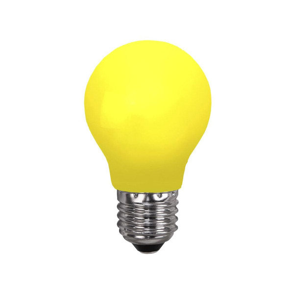 LED Leuchtmittel Tropfenlampe A60 Polycarbonat Gelb 2W