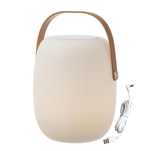 LED Tischleuchte mit Lautsprecher - Bluetooth - 9 warmweisse LED - H-