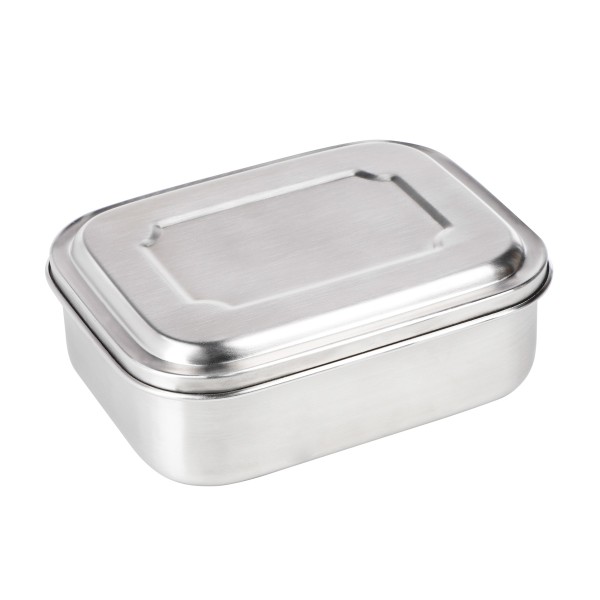 Lunchbox aus Edelstahl - 800ml Fassung - 17-2 x 13-4 x 6cm