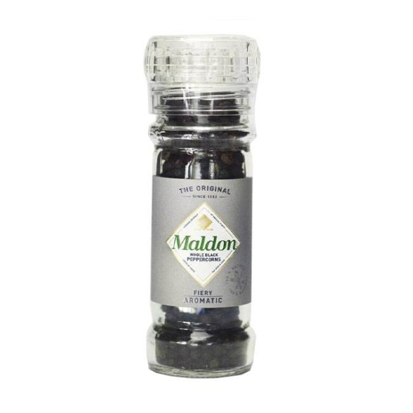 Maldon - Black Peppercorn Grinder - Pfeffermühle 50g - schwarzer Pf-