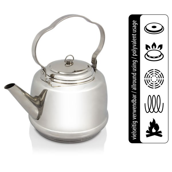 Petromax Edelstahl Teekessel 1-5 Liter tk1