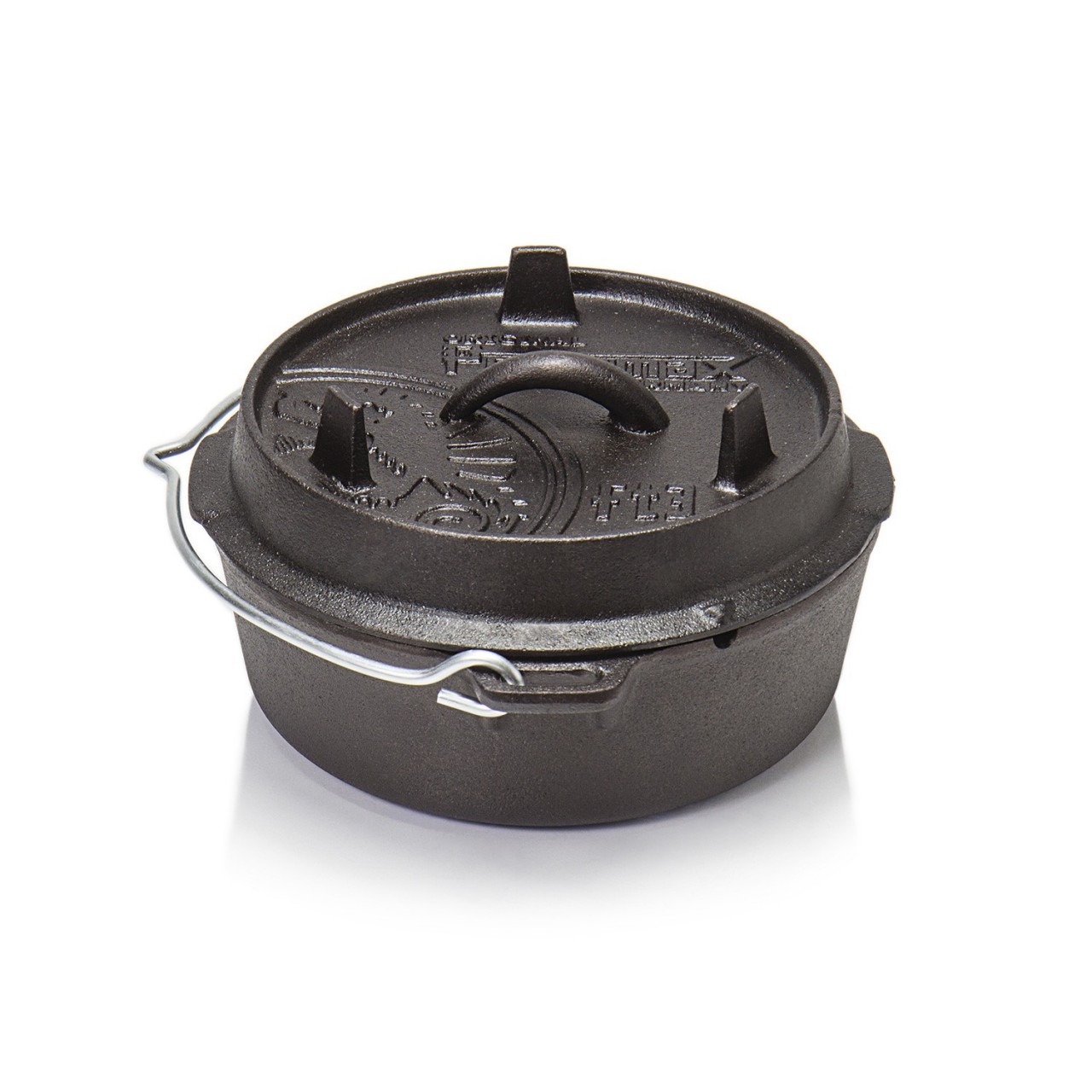 Petromax Feuertopf Dutch Oven ft3-t mit planem Boden - 1-6L - 1-3 Personen