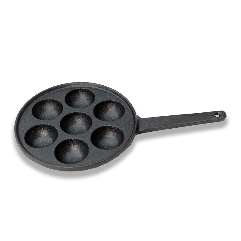 Pf�rtchenpfanne aus Gusseisen - 7 Vertiefungen - Muffins- Spiegeleier- Vorspeisen etc-