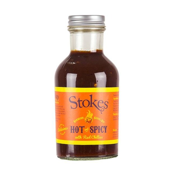 STOKES BBQ Sauce Hot und Spicy 267 ml mit angenehmen Schärfe