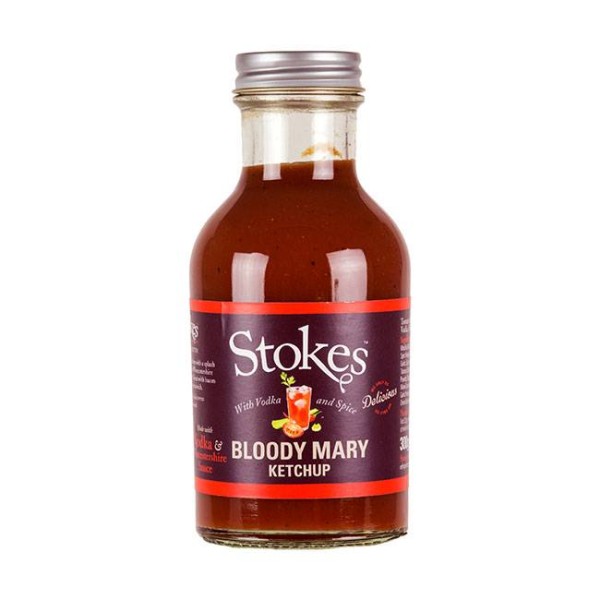 STOKES Bloody Mary Ketchup 256ml mit einem Spritzer Wodka