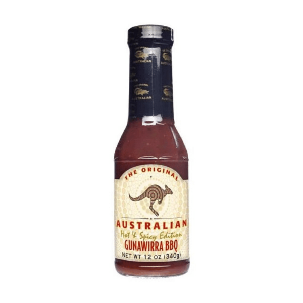 The Original Australian Hot und Spicy BBQ Sauce 355ml scharf mit rauc-