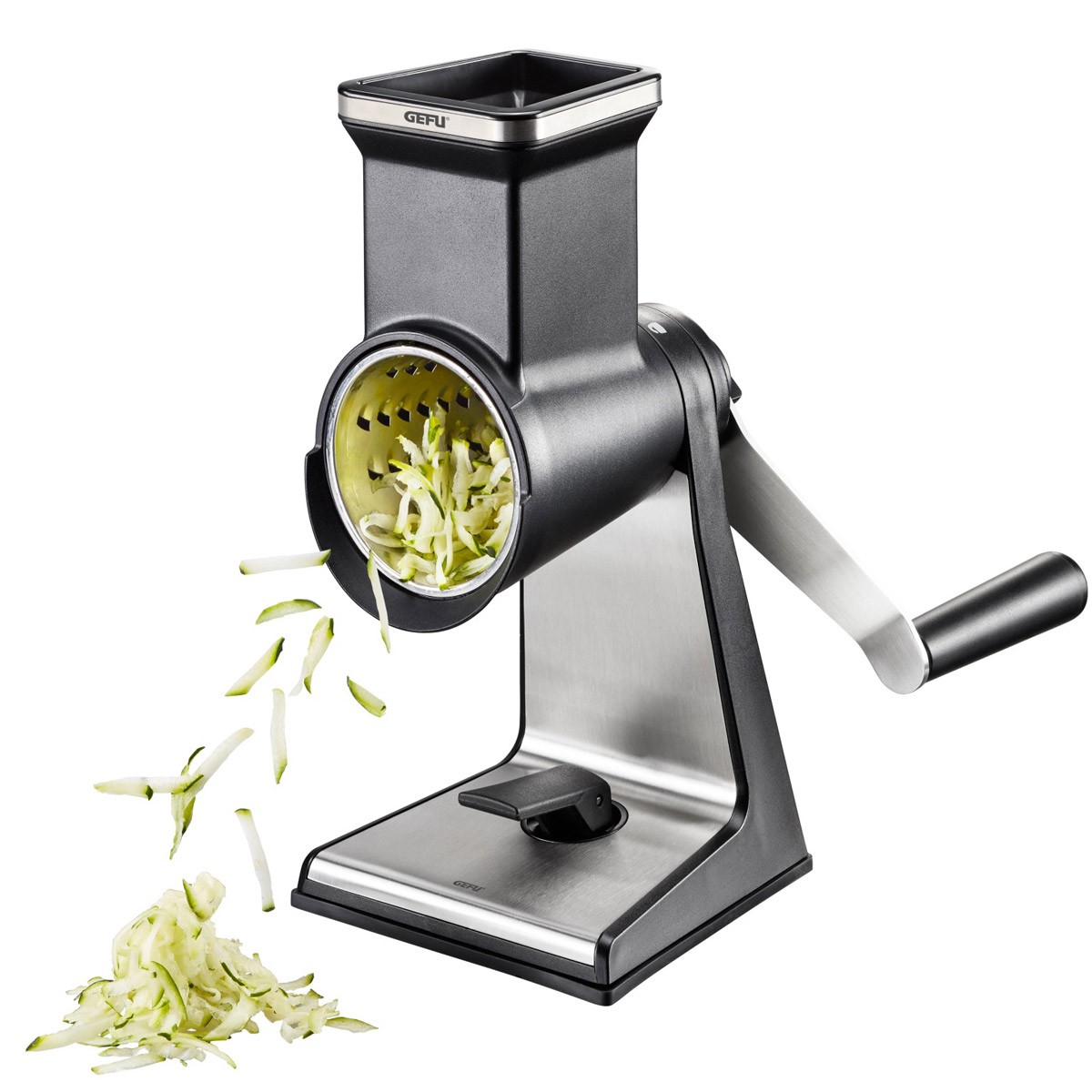 Trommelreibe GEFU TRANSFORMA(R) - Ausgezeichnetes Produkt - Edelstahl - universell