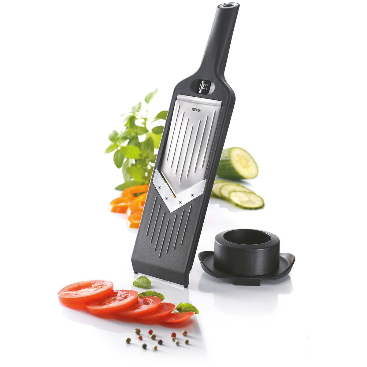 V-Hobel VIOLO - V-f�rmige Klinge - einstellbare Schnittst�rke - mit Restehalter