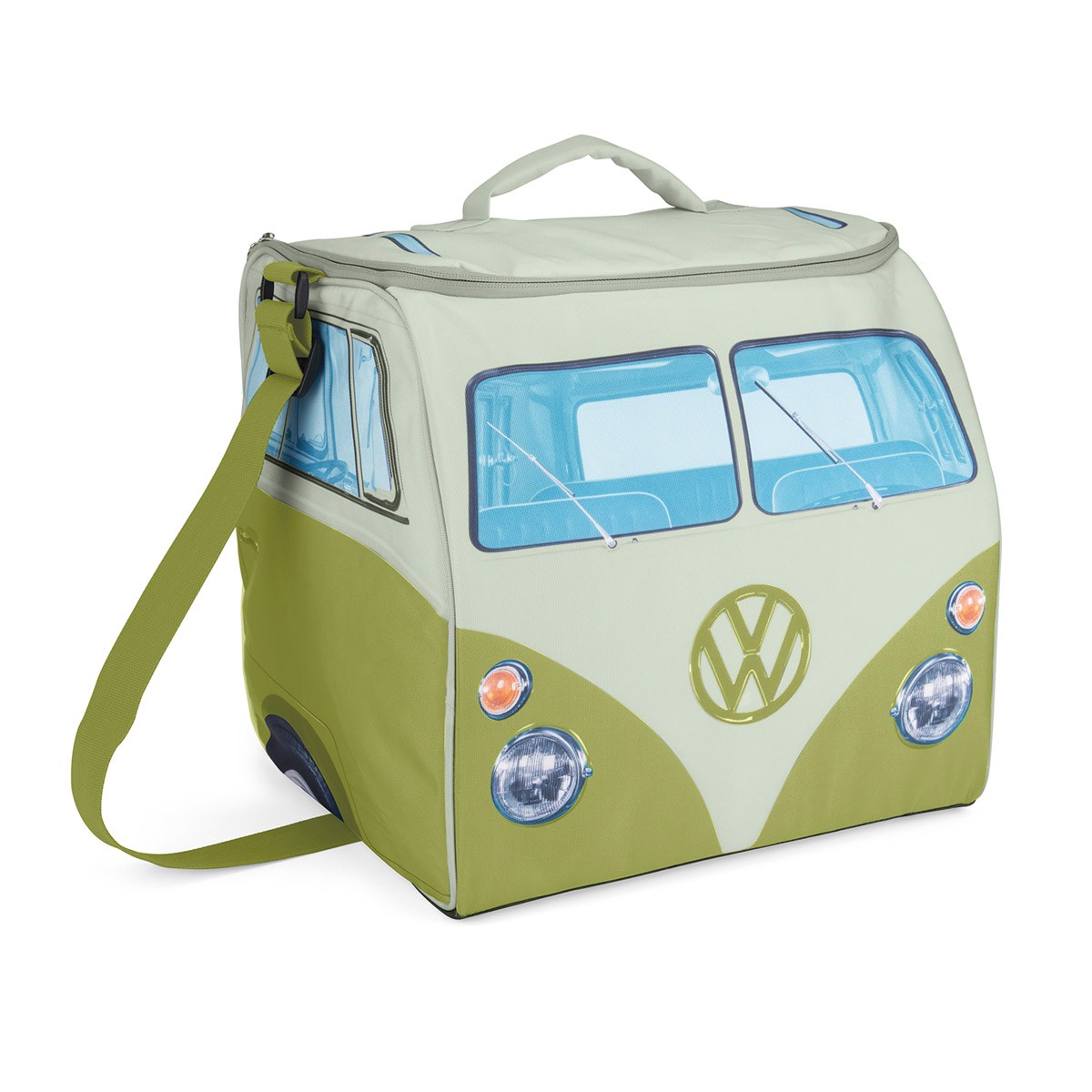 VW Collection - VW T1 K�hltasche gross GR�N- 30 Liter - 35x36x30cm - Isoliert und PU beschichtet