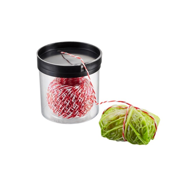 Wurst- und Schinkengarn FILIO in Kordelbox mit Schneider - 50m - bi-